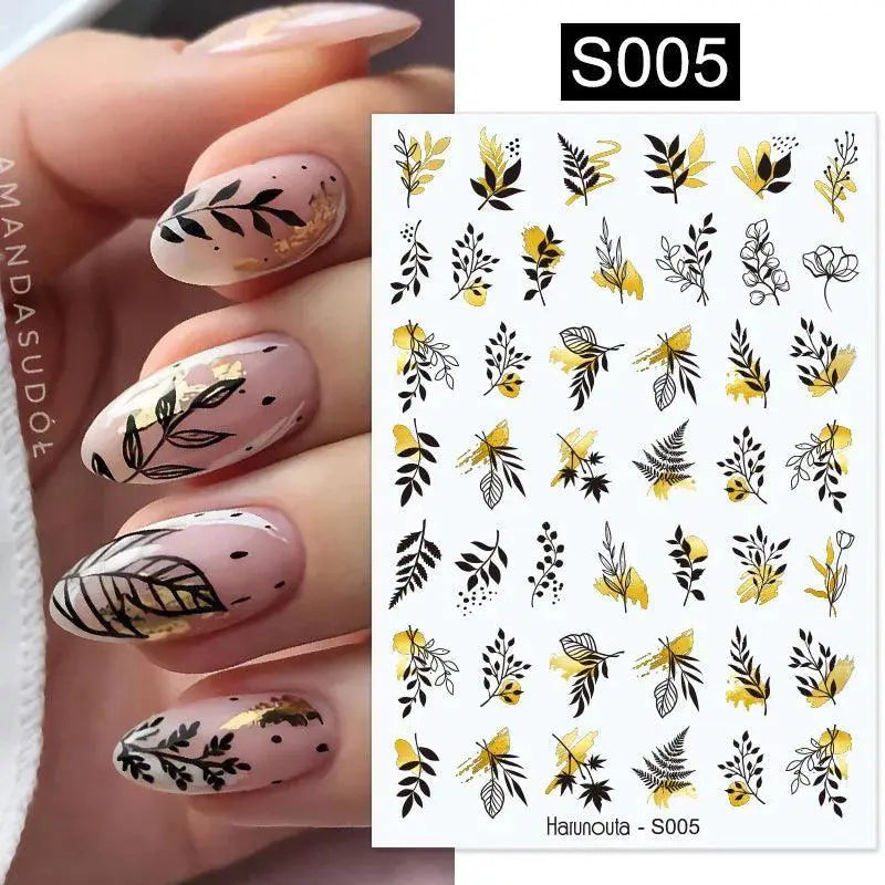 Tropical Sunset Nail Sticker Set for Exotic Beach Paradise — product view 16