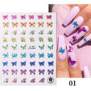 Tropical Sunset Nail Sticker Set for Exotic Beach Paradise
