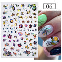 Tropical Sunset Nail Sticker Set for Exotic Beach Paradise
