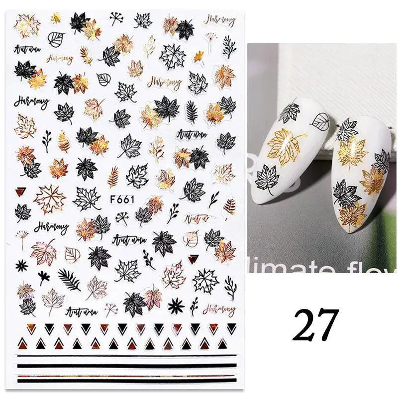 Tropical Sunset Nail Sticker Set for Exotic Beach Paradise — product view 15