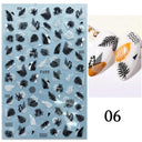 Tropical Sunset Nail Sticker Set for Exotic Beach Paradise