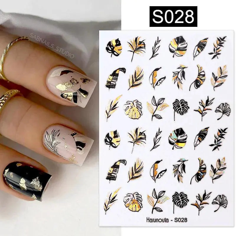 Tropical Sunset Nail Sticker Set for Exotic Beach Paradise — product view 20