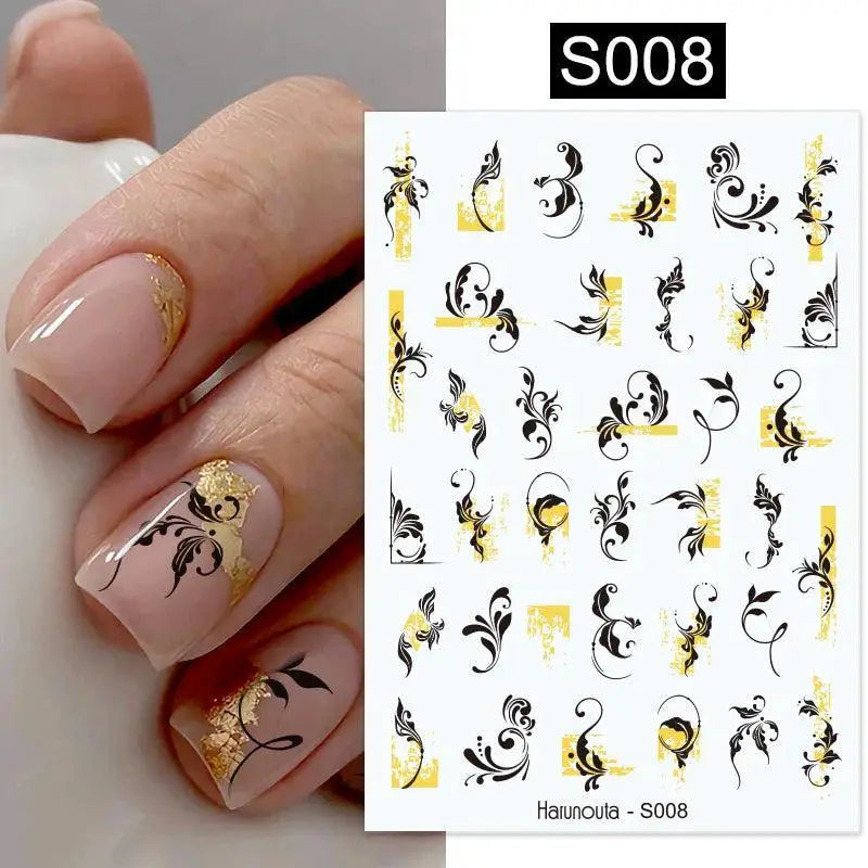 Tropical Sunset Nail Sticker Set for Exotic Beach Paradise — product view 18