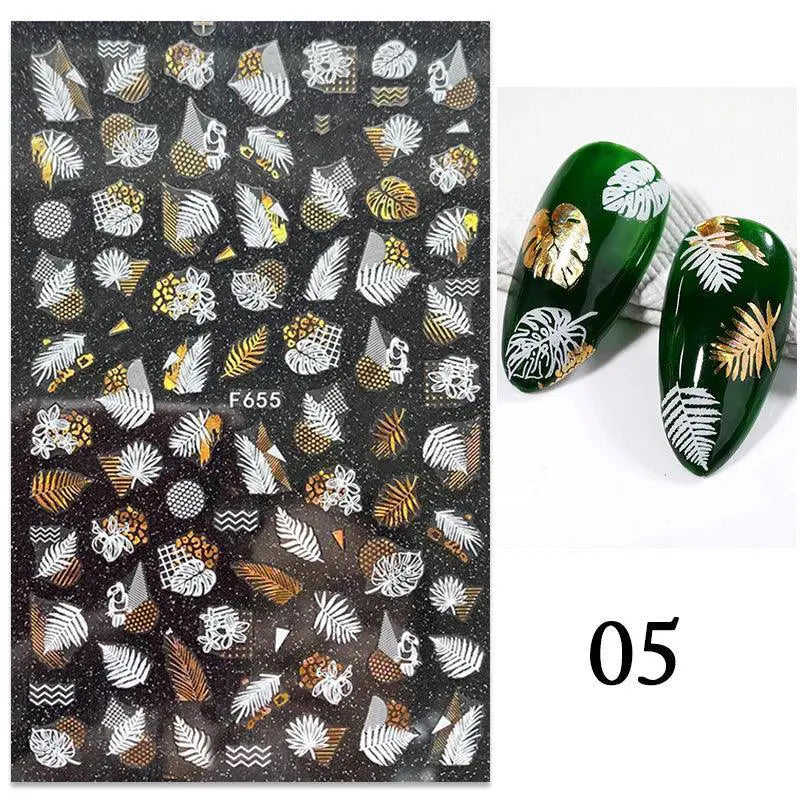 Tropical Sunset Nail Sticker Set for Exotic Beach Paradise — product view 11