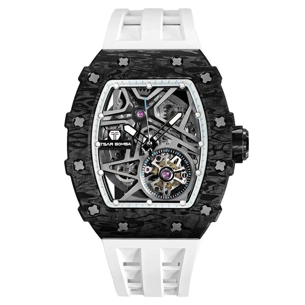 Tsar Bomba Carbon Fiber Mens Automatic Waterproof Watch