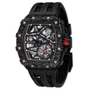 TSAR BOMBA Carbon Fiber Mens Automatic Waterproof Watch