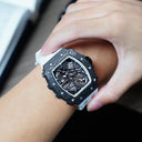 TSAR BOMBA Carbon Fiber Mens Automatic Waterproof Watch