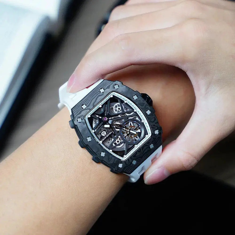 Tsar Bomba Carbon Fiber Mens Automatic Waterproof Watch