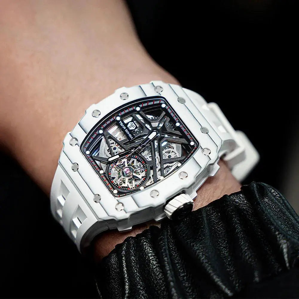 Tsar Bomba Carbon Fiber Mens Automatic Waterproof Watch