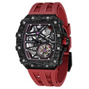 TSAR BOMBA Carbon Fiber Mens Automatic Waterproof Watch