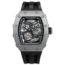 TSAR BOMBA Titanium Mens Automatic Mechanical Watches Tonneau