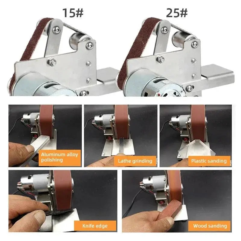 Mini Belt Grinding Machine For Home DIY Polishing - OurLum.com