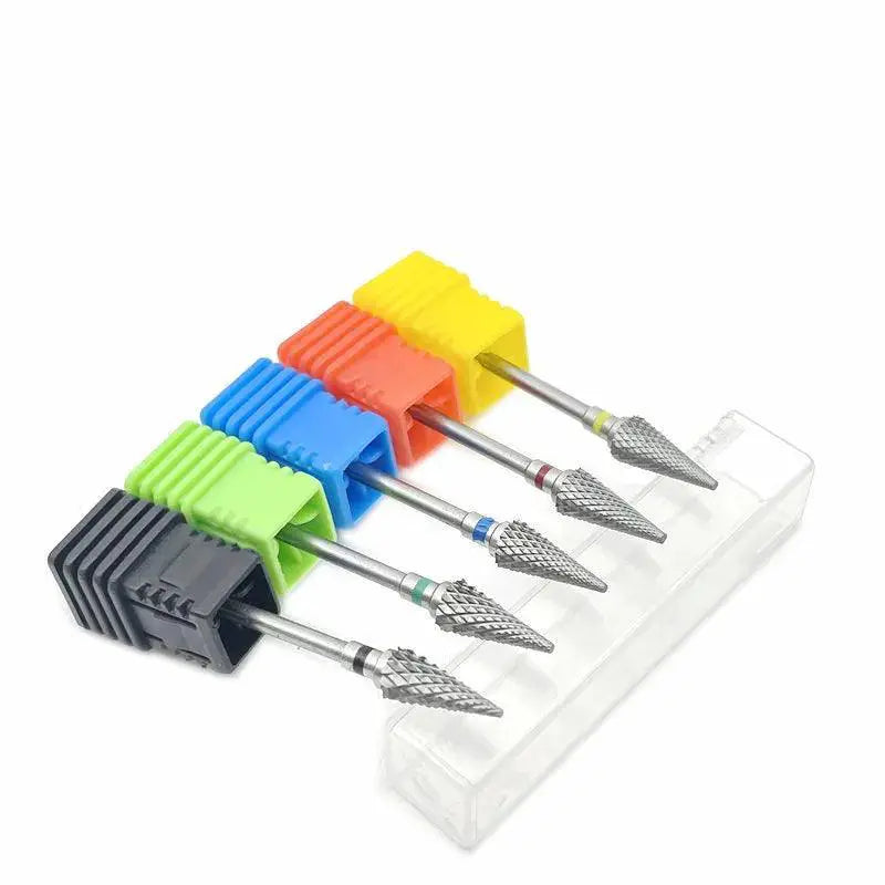 Tungsten Carbide Nail Drill Bits Set For Pro Nail Care