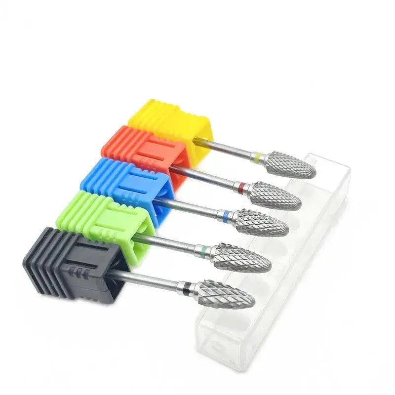 Tungsten Carbide Nail Drill Bits Set For Pro Nail Care