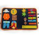 TUNJILOOL Montessori Busy Board For Toddlers Learning Toy
