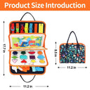TUNJILOOL Montessori Busy Board For Toddlers Learning Toy