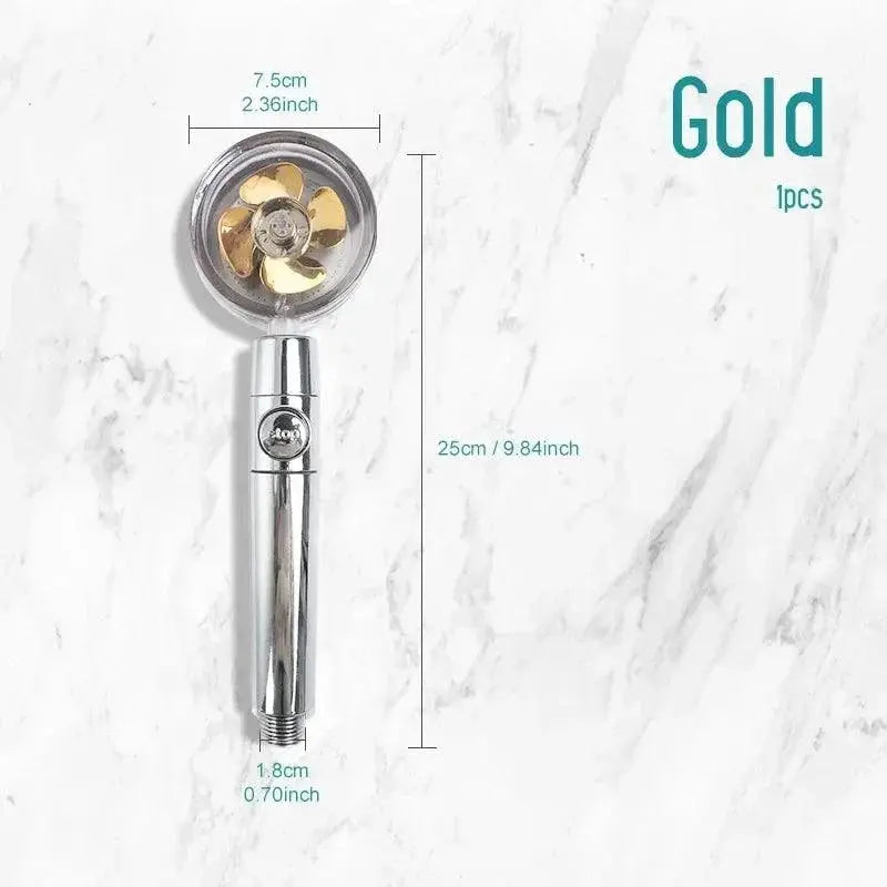 Turbo Shower Head High Pressure Water Saver Filtered Sprayer