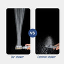 Turbo Shower Head: High Pressure Water Saver And Filtered Sprayer