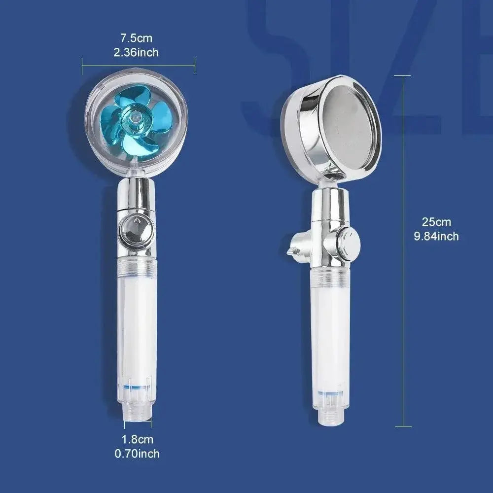 Turbo Shower Head High Pressure Water Saver Filtered Sprayer