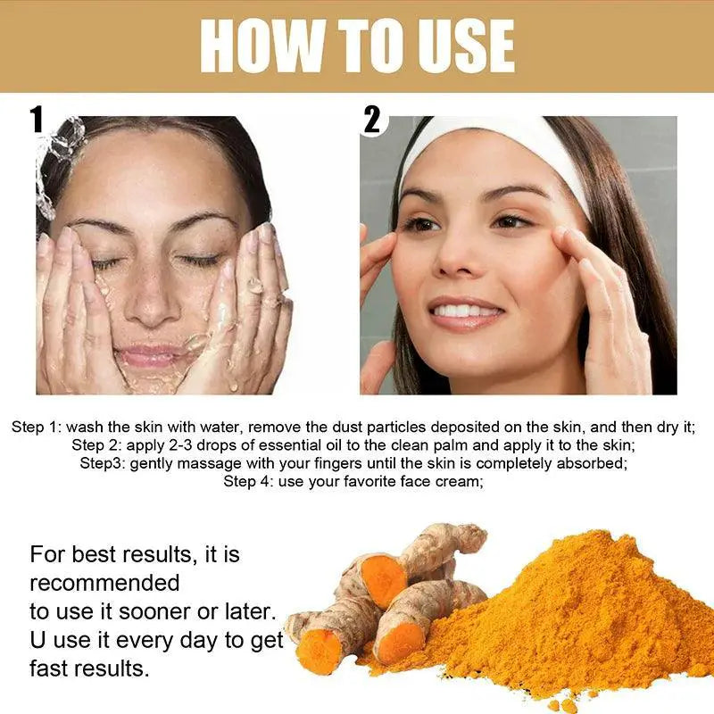 Turmeric Skin Renewal Serum Brightening Anti Aging Corrector
