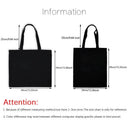 Custom Photo Canvas Tote Bag For Women
