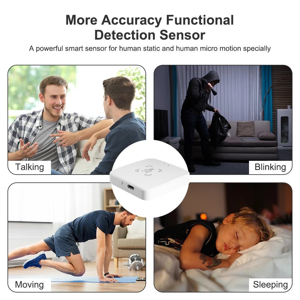 Tuya 4InOne Presence Detector - WiFi Zigbee PIR MmWave Motion Sensor Smart Homes