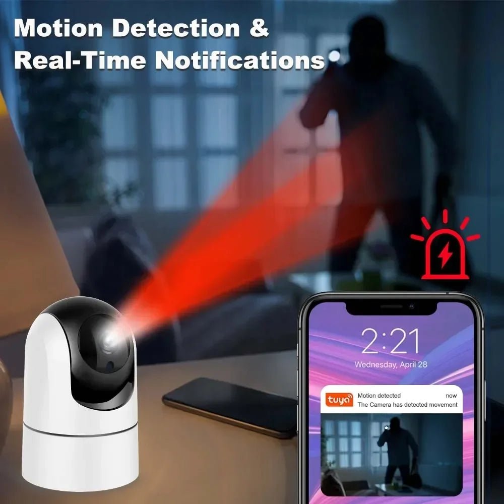 Tuya 5G WiFi IP Camera Indoor 6MP Auto Tracking - Color Night Vision for HomesPro