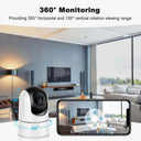 6MP Indoor IP Camera for Home Monitoring
