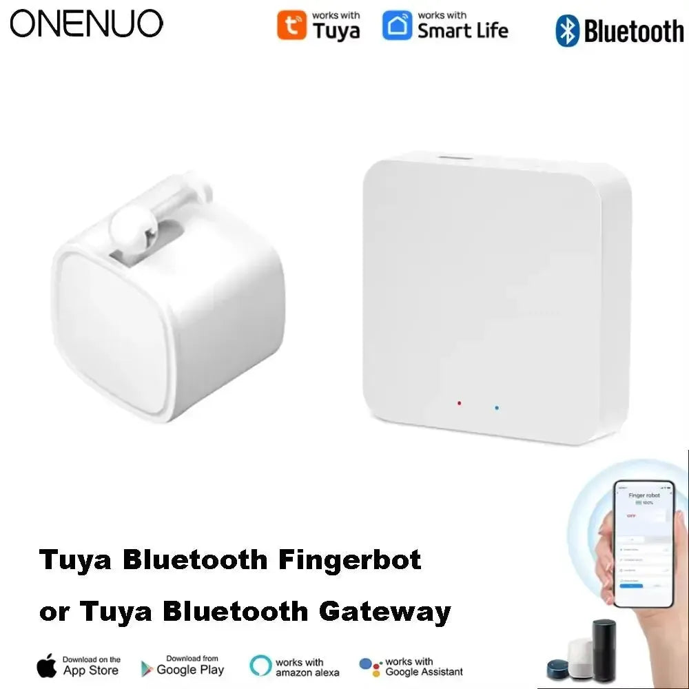 Tuya Bluetooth Finger Robot Button Pusher Gateway - Hands Free Button Control AI
