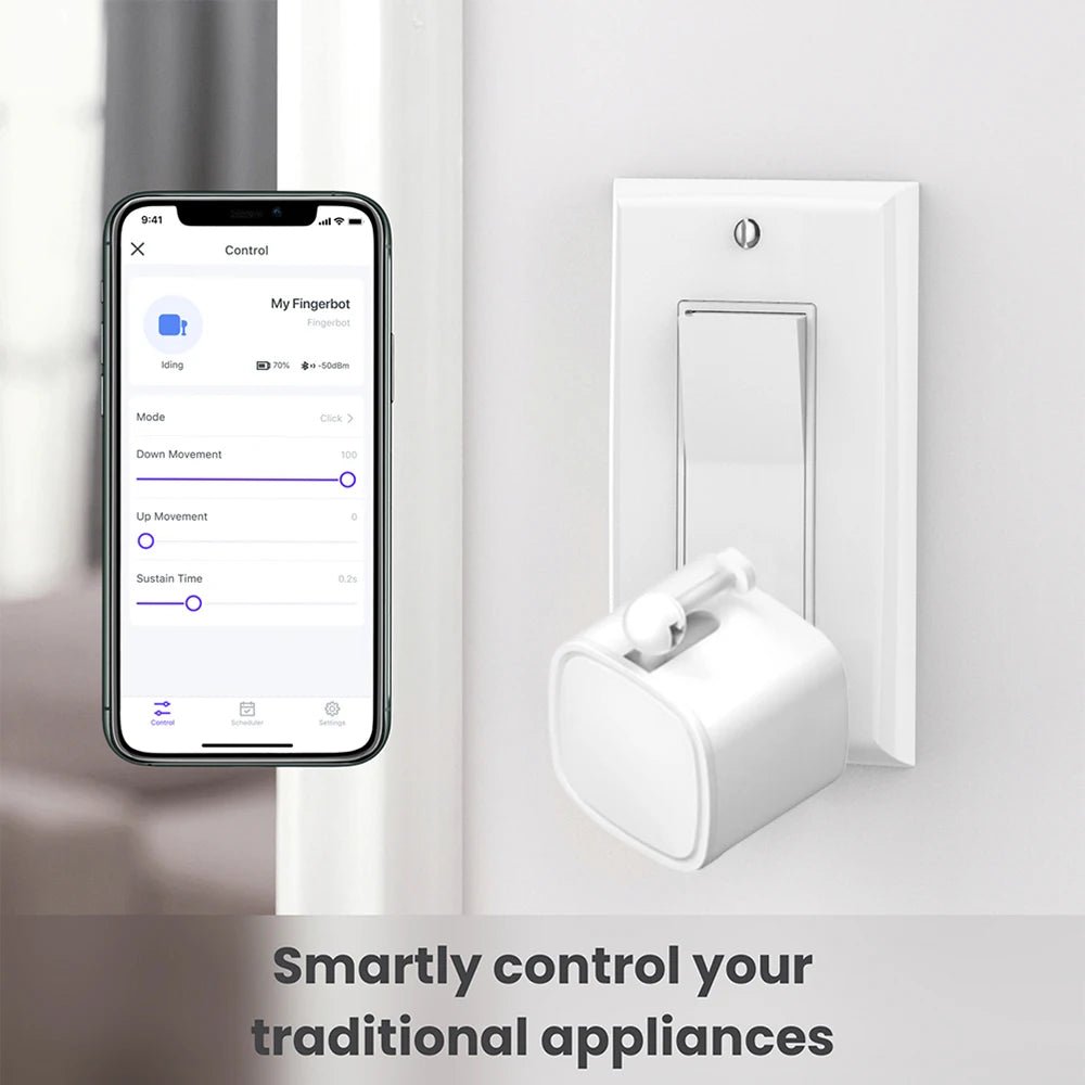 Tuya Bluetooth Finger Robot Button Pusher Gateway - Hands Free Button Control AI