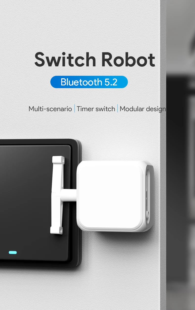 Tuya Finger Bot Switch Robot - Bluetooth 5 App Control For Smart Home Automation