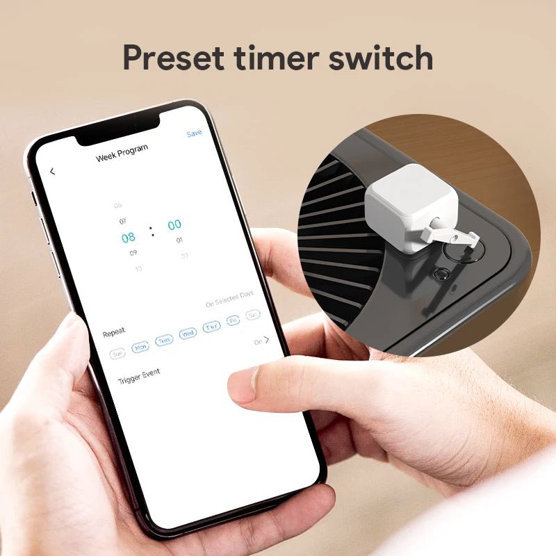 Tuya Finger Bot Switch Robot - Bluetooth 5 App Control For Smart Home Automation