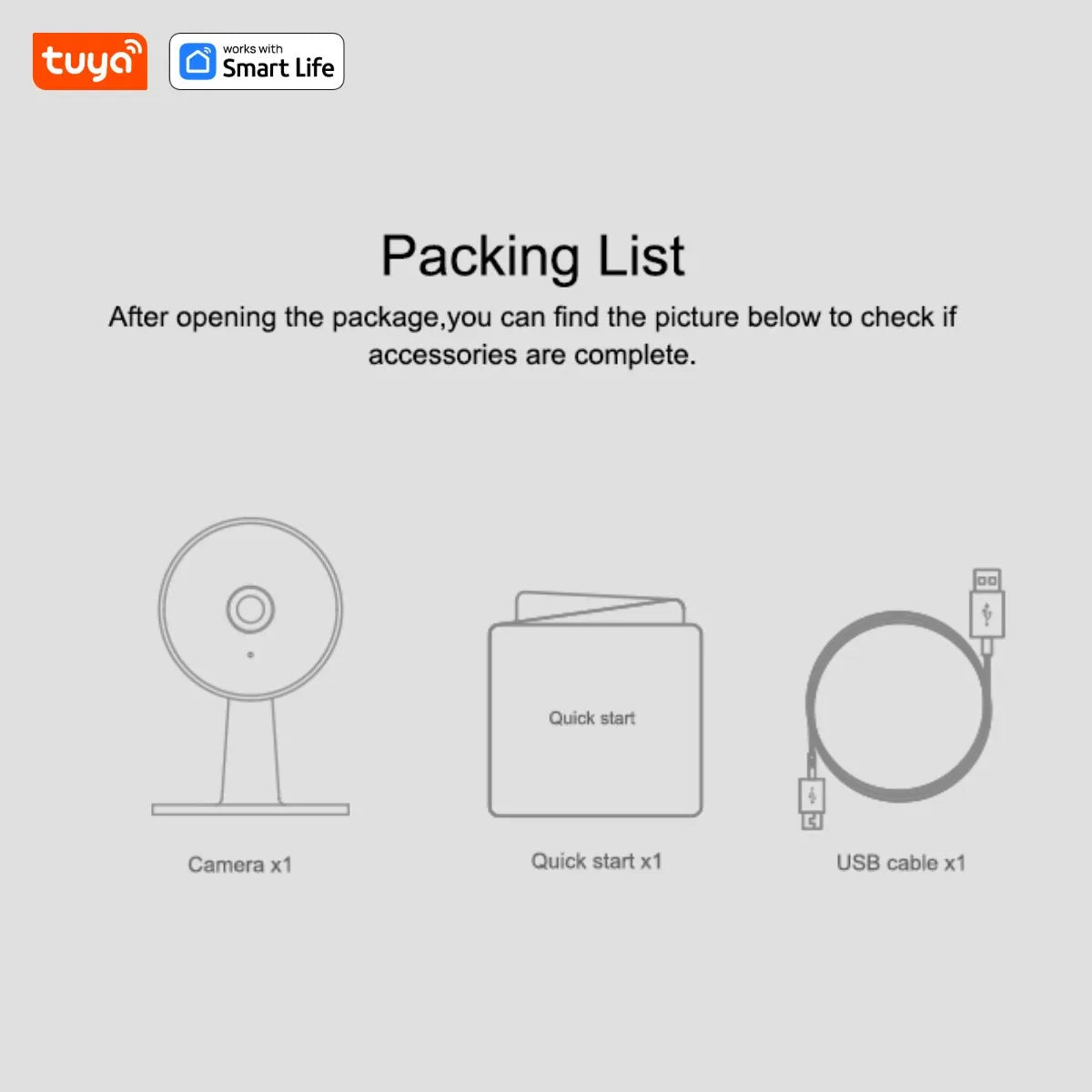 Tuya Smart 1080p Home Wi - Fi Camera - Real Time Alerts and Motion Tracking In HD
