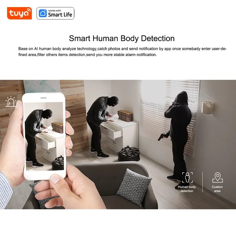 Tuya Smart 1080p Home Wi - Fi Camera - Real Time Alerts and Motion Tracking In HD