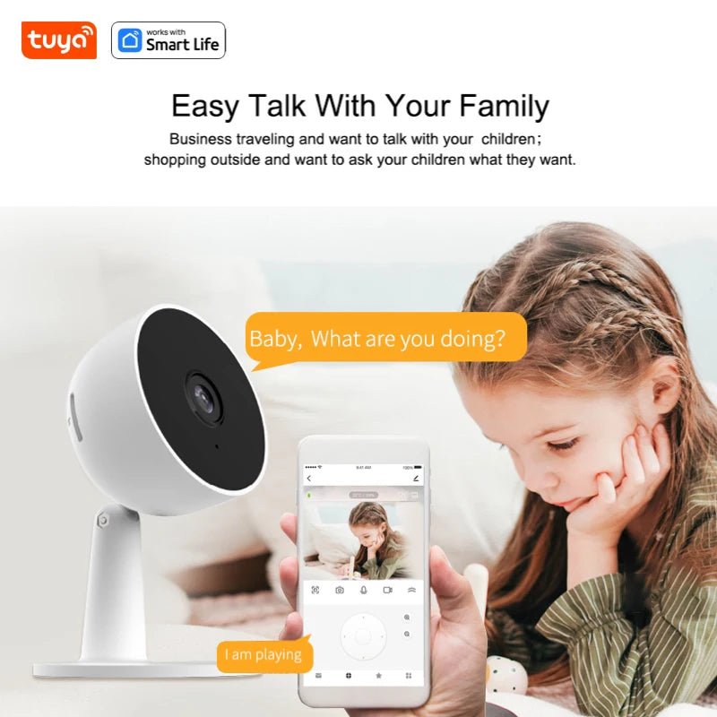 Tuya Smart 1080p Home Wi - Fi Camera - Real Time Alerts and Motion Tracking In HD