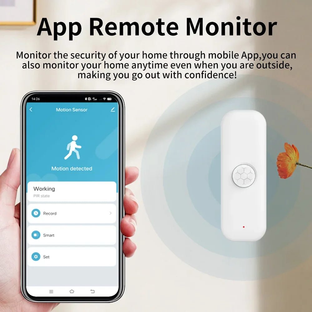 Tuya Smart Life PIR WiFi Zigbee Motion Sensor Alarm - Alexa And Google Assistant