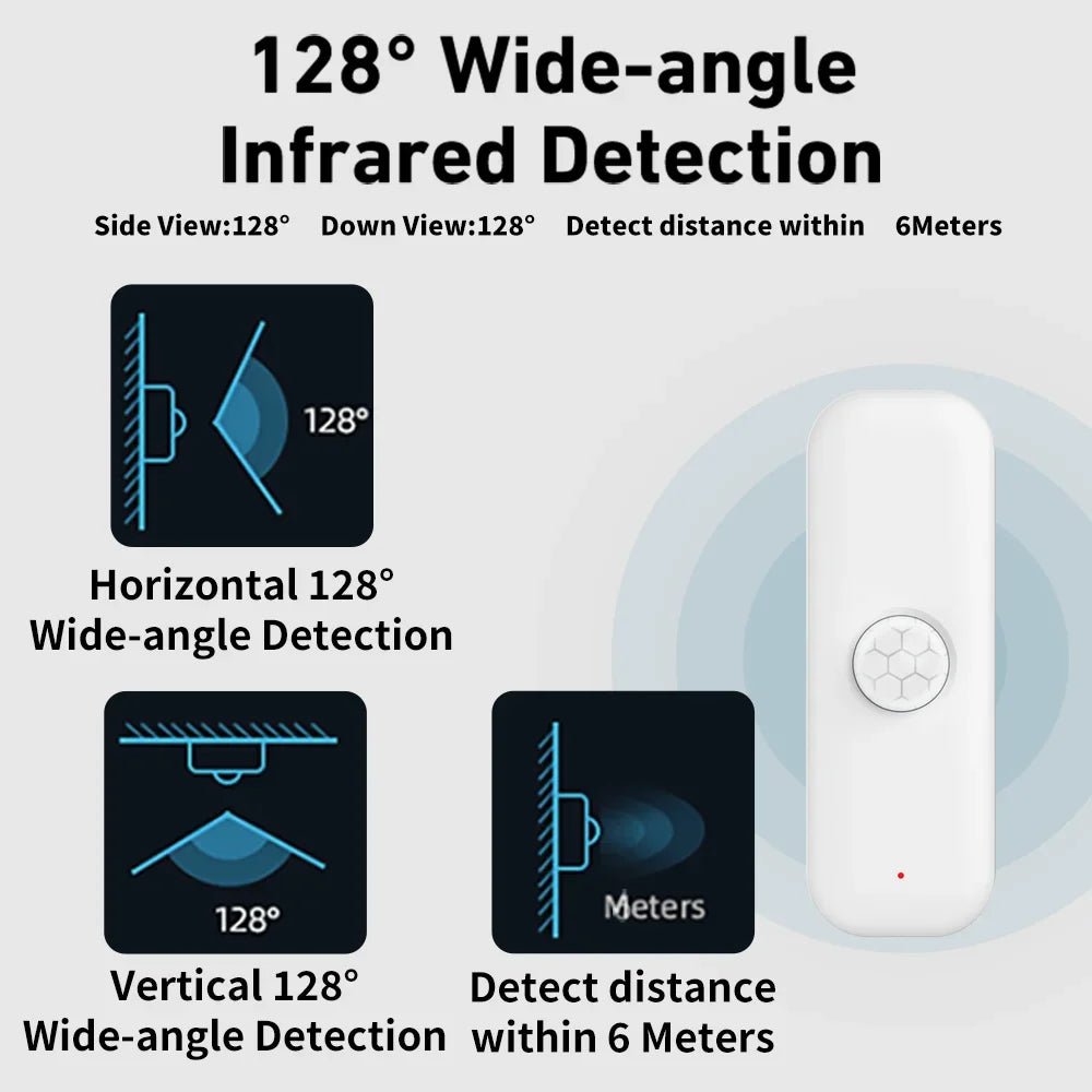 Tuya Smart Life PIR WiFi Zigbee Motion Sensor Alarm - Alexa And Google Assistant