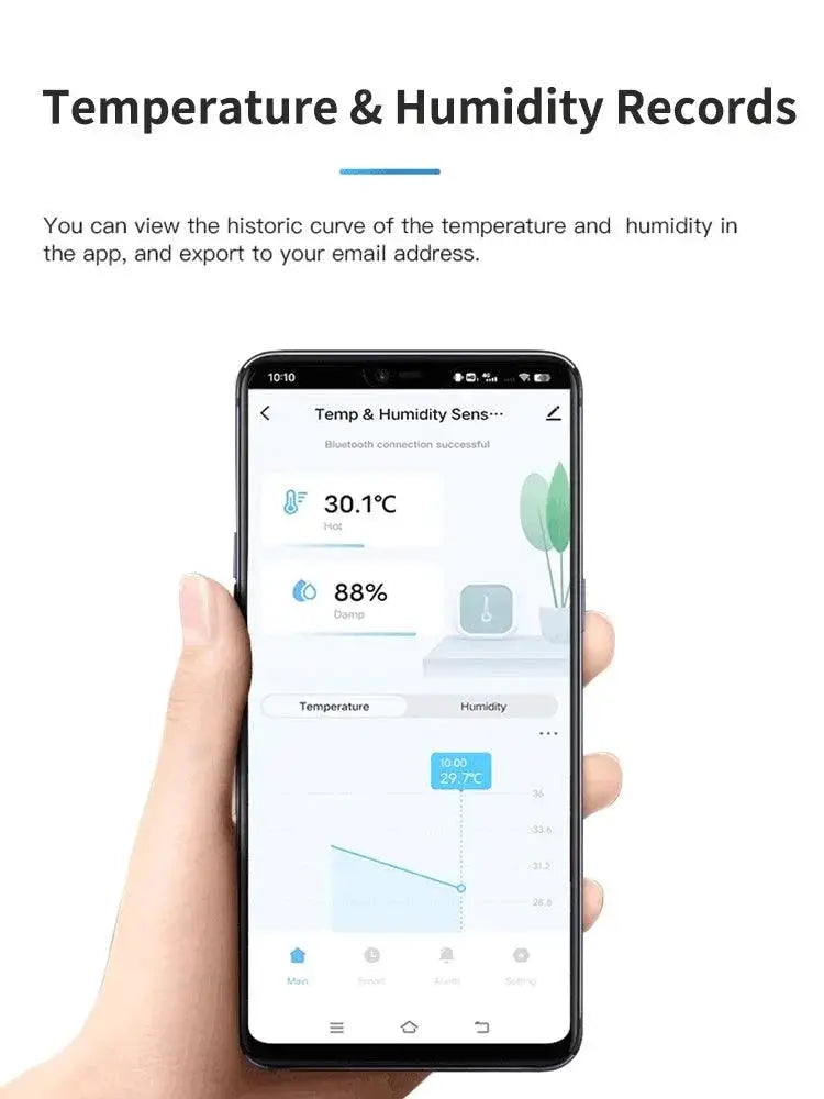 Tuya Smart Temperature Humidity Sensor Home Monitor