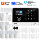 Tuya Smart WiFi GSM Home Security Alarm System - Touch Keyboard RFID APP Control