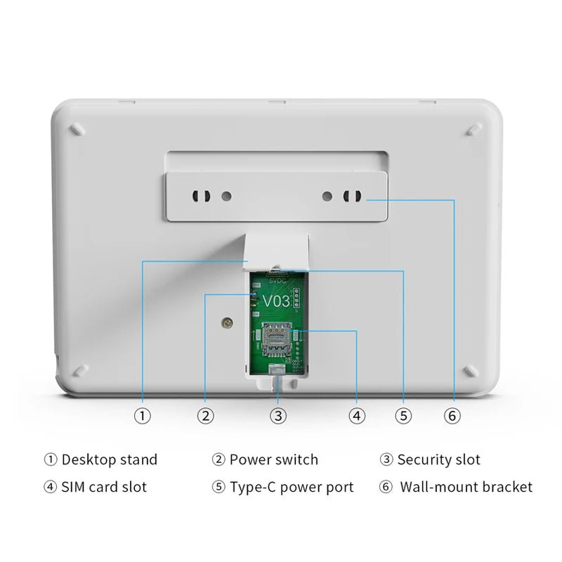 Tuya Smart WiFi GSM Home Security Alarm System - Touch Keyboard RFID APP Control