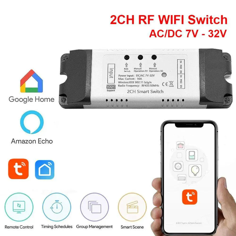 Tuya Smart WiFi Switch Module for Smart Home Control