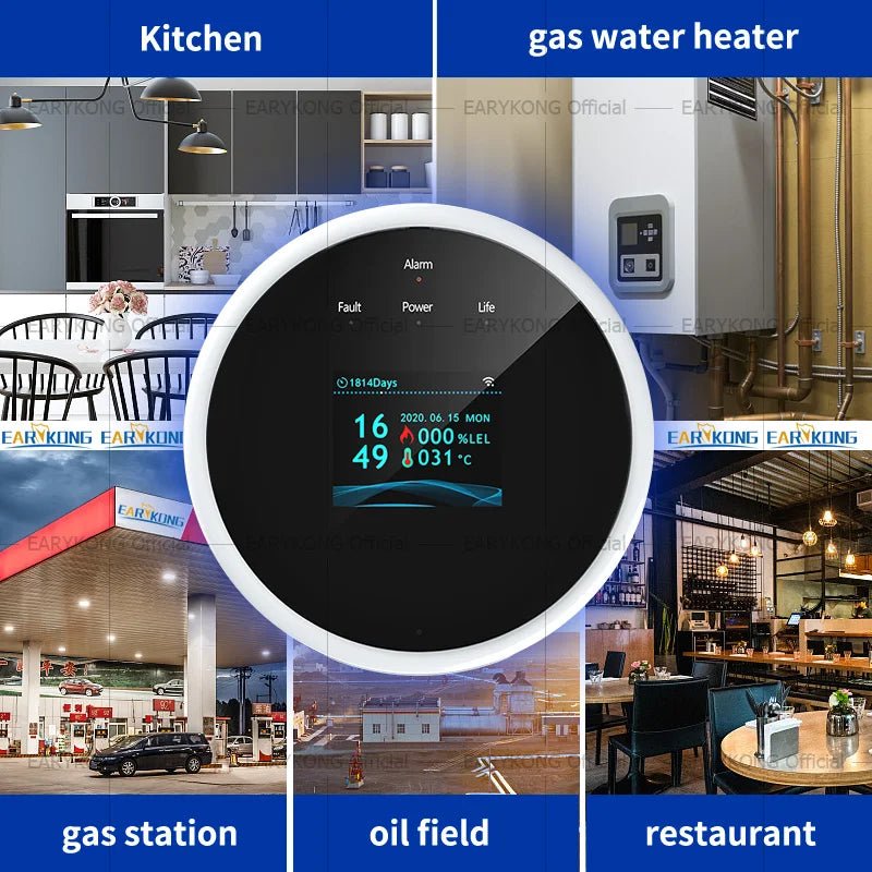 Tuya WiFi Gas Detector - LPG And Natural Gas Leak Alarm With Smart Life App Plus