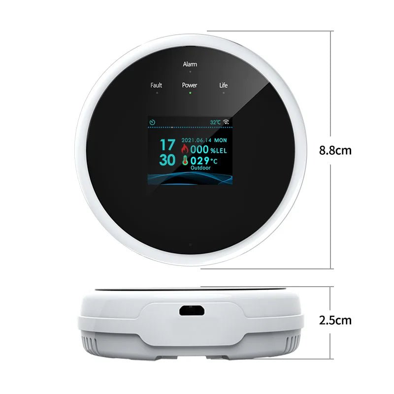 Tuya WiFi Gas Detector - LPG And Natural Gas Leak Alarm With Smart Life App Plus
