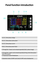 TUYA WiFi Power Energy Meter - 3-Phase 4-Wire DIN Rail AC Monitor 85-290V Global
