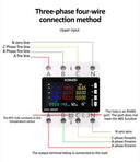 TUYA WiFi Power Energy Meter - 3-Phase 4-Wire DIN Rail AC Monitor 85-290V Global