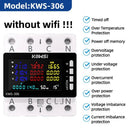 TUYA WiFi Power Energy Meter - 3-Phase 4-Wire DIN Rail AC Monitor 85-290V Global