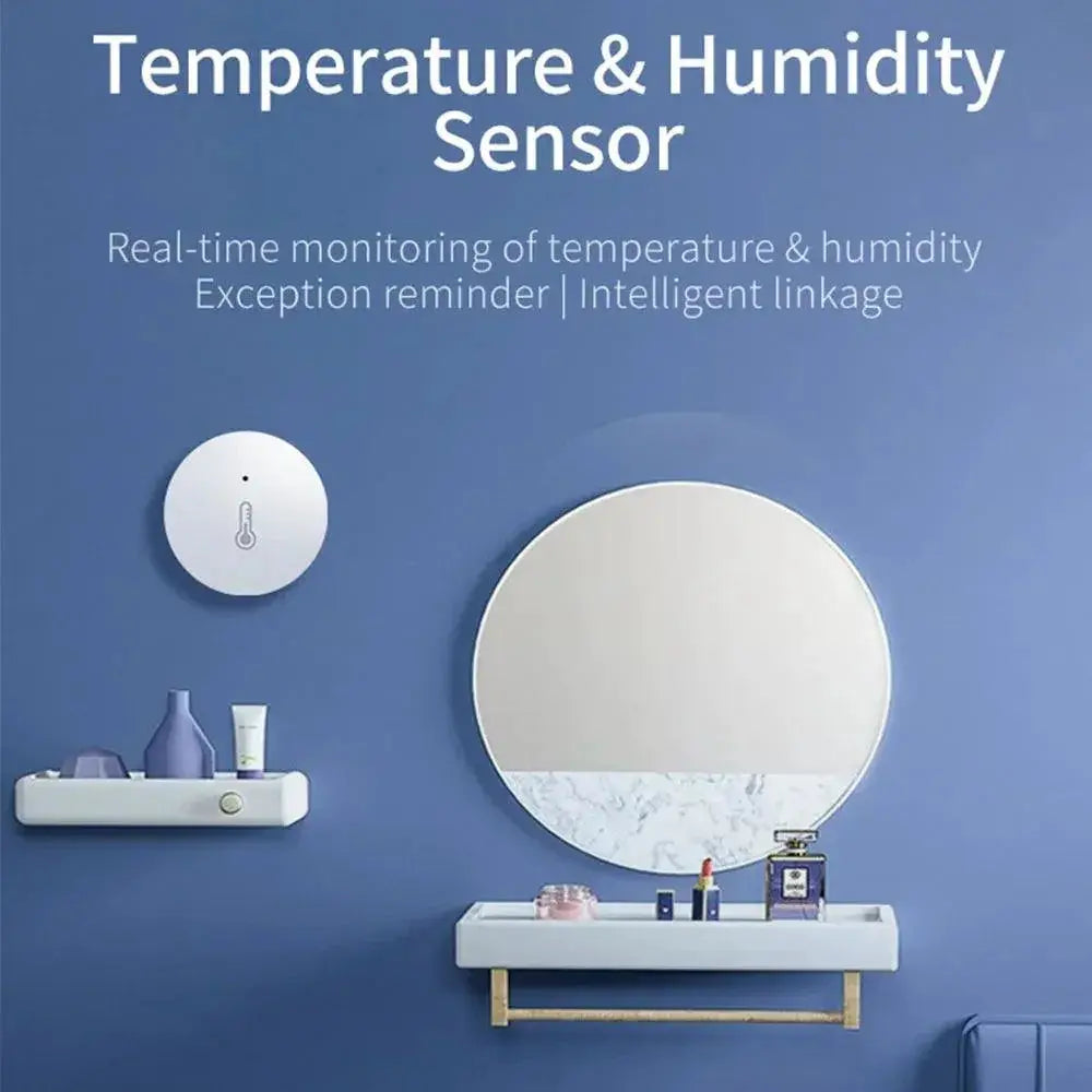 Tuya Zigbee Climate Sensor Smart Home Monitoring Device