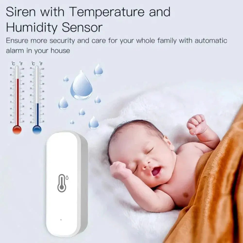 Tuya Zigbee WiFi Smart Temperature And Humidity Sensor
