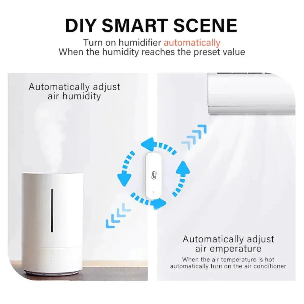 Tuya Zigbee WiFi Smart Temperature And Humidity Sensor