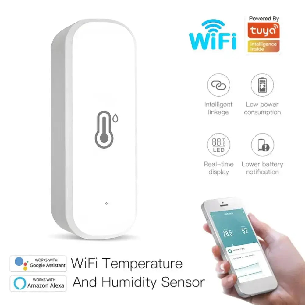 Tuya Zigbee WiFi Smart Temperature And Humidity Sensor